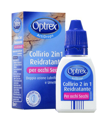 GOCCE OCULARI OPTREX ACTIDROPS 2IN1 REIDRATANTE OCCHI STANCHI 1 PEZZO - Luckyfarma.it