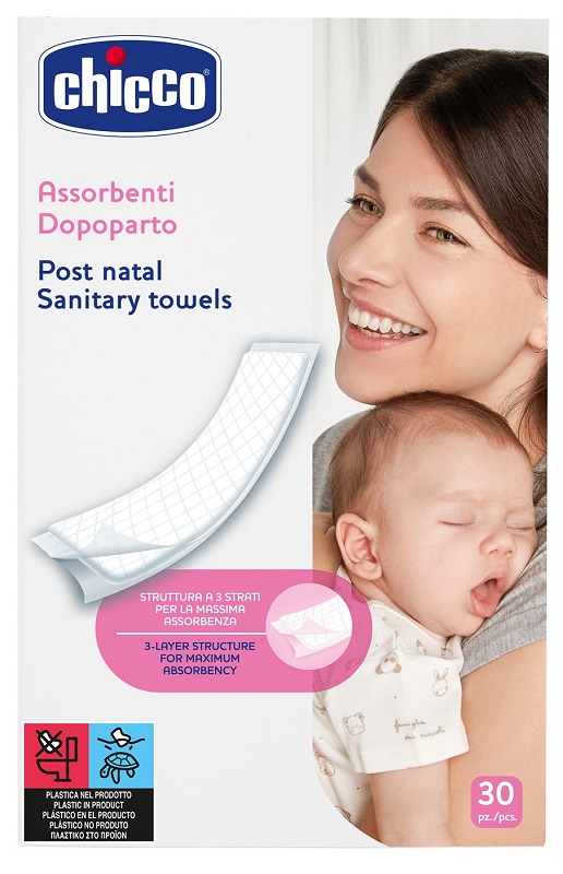 CHICCO ASSORBENTI PROTECTION POSTPARTO 30 PEZZI - Luckyfarma.it
