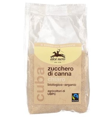 ZUCCHERO DI CANNA CHIARO BIO CUBA FAIRTRADE 500 G - Luckyfarma.it