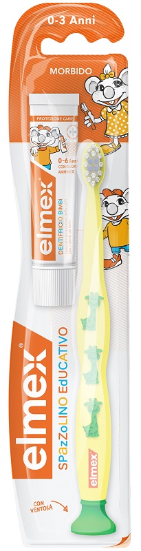 ELMEX SPAZZOLINO BIMBI EDUCATIVO NEW 0-3 ANNI - Luckyfarma.it