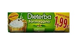 DIETERBA OMOGENEIZZATO FORMAGGINO 3 PEZZI 80 G - Luckyfarma.it