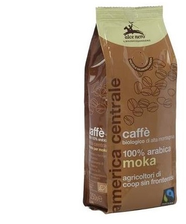 CAFFE' 100% ARABICA BIO MOKA FAIRTRADE 250 G - Luckyfarma.it