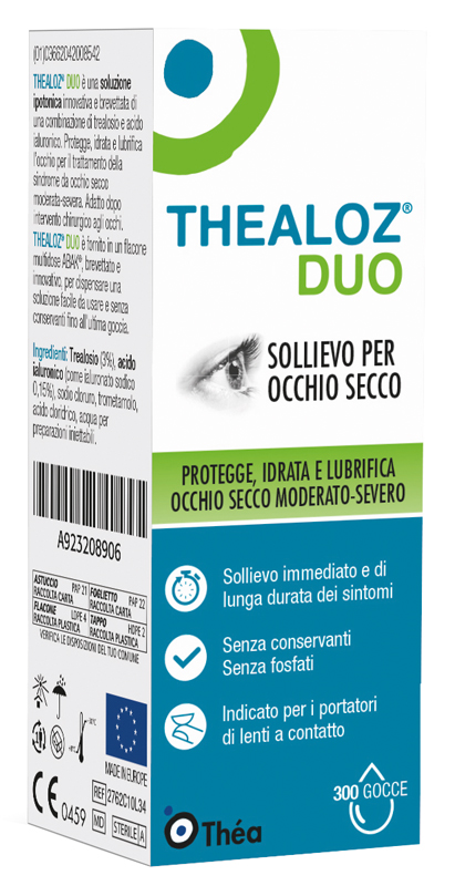 THEALOZ DUO SOLUZIONE OCULARE FLACONE 10 ML - Luckyfarma.it