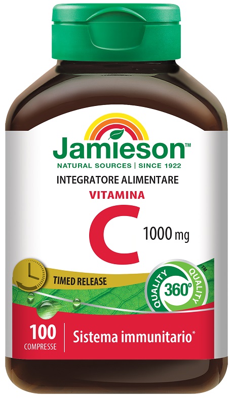 VITAMINA C 1000 TIMED RELEASE 100 COMPRESSE BARATTOLO 128,9 G - Luckyfarma.it