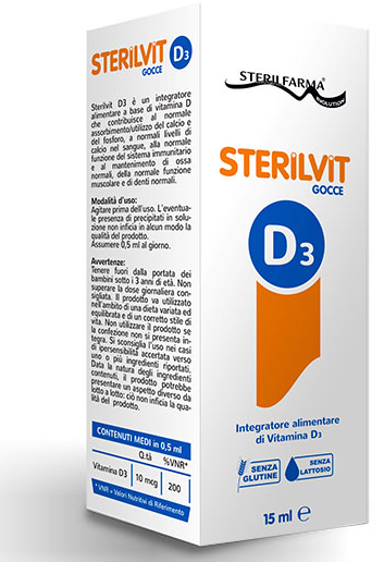 STERILVIT D3 GOCCE 15 ML - Luckyfarma.it