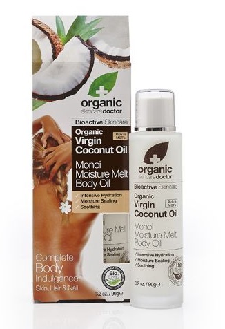 DR ORGANIC COCONUT OIL COCCO MONOI MOISTURE MELT BODY OIL OLIO CORPO 100 ML - Luckyfarma.it