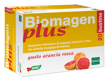 BIOMAGEN PLUS ARANCIA ROSSA 20 BUSTE ASTUCCIO 100 G - Luckyfarma.it