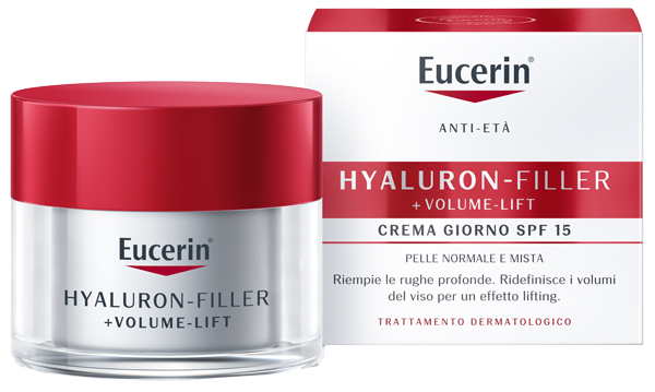 EUCERIN HYALURON FILLER VOLUME GIORNO PELLE NORMALE MISTA 50 ML - Luckyfarma.it