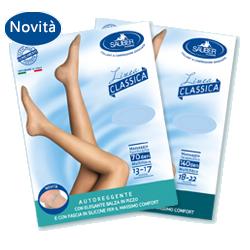 SAUBER CALZA AUTOREGGENTE 70 DENARI MAGLIA MICRORETE NEUTRO BEIGE 4 LINEA CLASSICA - Luckyfarma.it