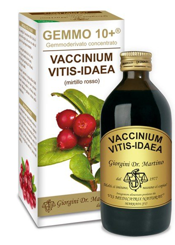 GEMMO 10+ MIRTILLO ROSSO LIQUIDO ANALCOLICO 200 ML - Luckyfarma.it