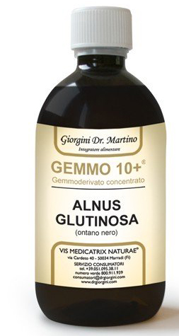 GEMMO 10+ ONTANO NERO 500 ML LIQUIDO ANALCOLICO - Luckyfarma.it