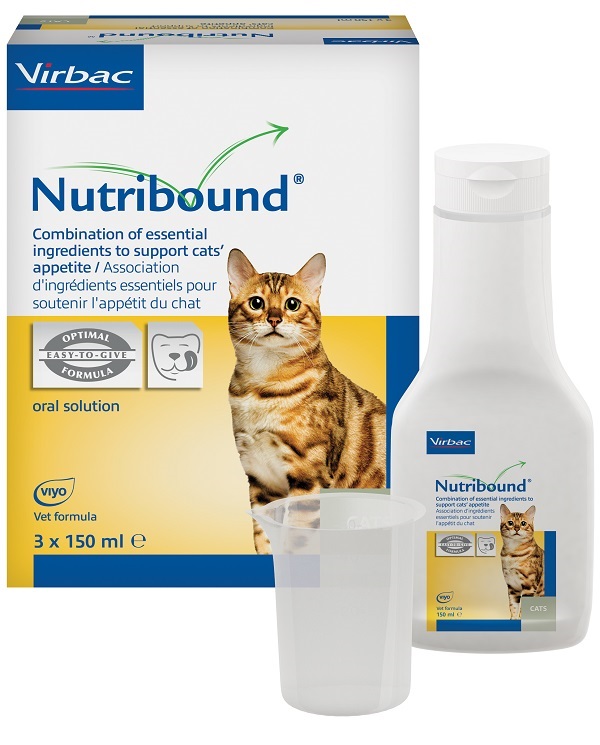 NUTRIBOUND SOLUZIONE ORALE APPETIBILE PER GATTI 3 FLACONI DA 150 ML - Luckyfarma.it