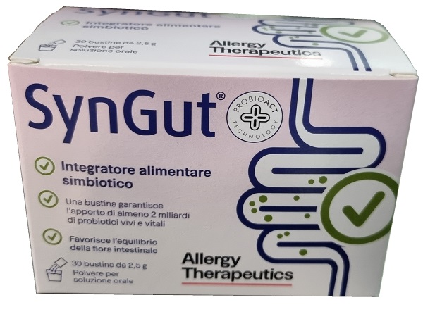SYNGUT 30 BUSTINE DI LIOFILIZZATO DA 2,5 G IN ASTUCCIO 75 G - Luckyfarma.it