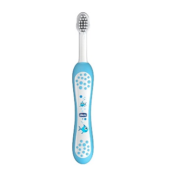 CHICCO SPAZZOLINO PRIMI DENTI DA LATTE AZZURRO 6-36 MESI - Luckyfarma.it