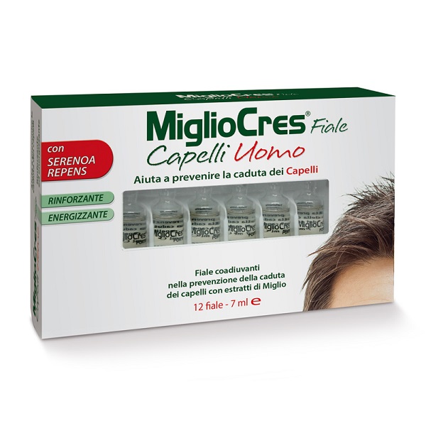 MIGLIOCRES FIALE CAPELLI UOMO 12 FIALE - Luckyfarma.it