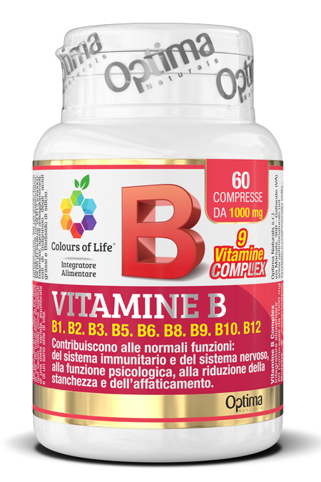COLOURS OF LIFE VITAMINE B COMPLEX 60 COMPRESSE 1000 MG - Luckyfarma.it