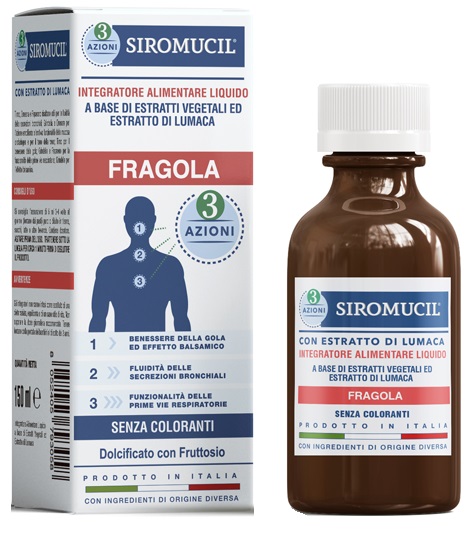 SIROMUCIL 3 AZIONI FRAGOLA 150 ML - Luckyfarma.it
