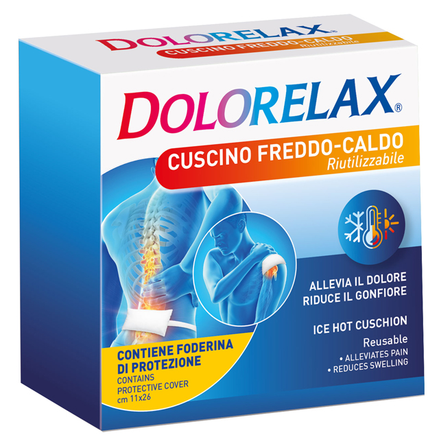 ICE HOT DOLORELAX CUSCINO RIUTILIZZABILE 11X26 CM 2 PEZZI - Luckyfarma.it