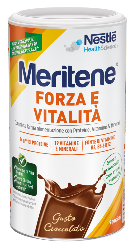 MERITENE FORZA E VITALITA' CIOCCOLATO 270 G - Luckyfarma.it
