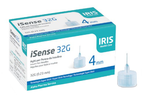 I SENSE AGO PER INSULINA GAUGE 32 4 MM 100 PEZZI - Luckyfarma.it