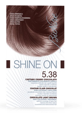 BIONIKE SHINE ON 5,38 CASTANO CHIARO CIOCCOLATO 125 ML - Luckyfarma.it