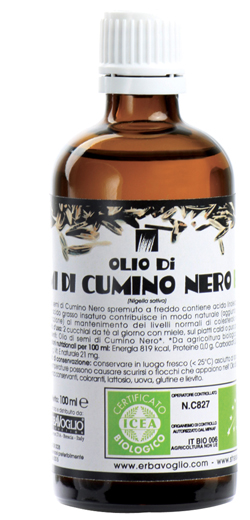 OLIO SEMI CUMINO NERO BIOLOGICO - Luckyfarma.it