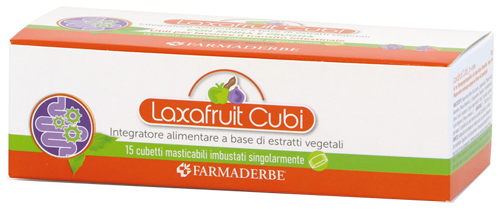 LAXAFRUIT 15 CUBETTI MASTICABILI 150 G - Luckyfarma.it