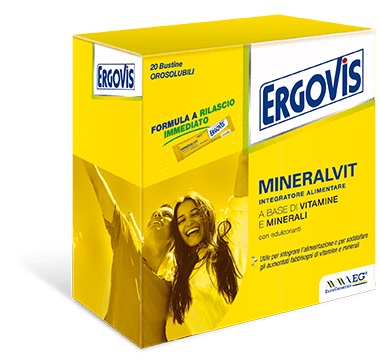 ERGOVIS MINERALVIT 20 BUSTE OROSOLUBILI 30 G - Luckyfarma.it