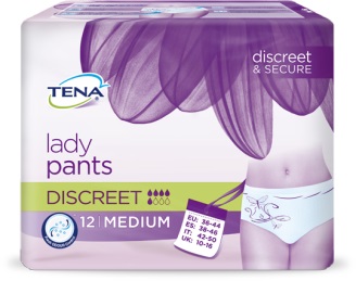 PANNOLONE A MUTANDINA ASSORBENTE TENA SILHOUETTE BLANC MEDIUM 12 PEZZI - Luckyfarma.it
