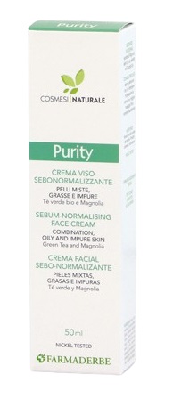 PURITY CREMA VISO SEBONORMALIZZANTE 50 ML - Luckyfarma.it