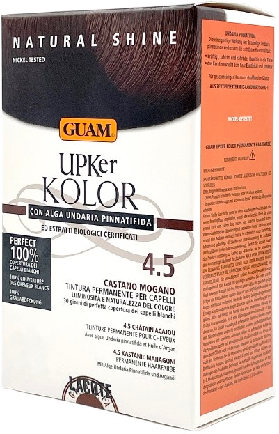 GUAM UPKER KOLOR TINTA CAPELLI CASTANO MOGANO 4.5 IDF - Luckyfarma.it