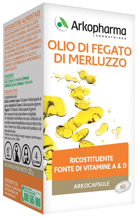 ARKO CAPSULE OLIO FEG MERLUZ 60PRL - Luckyfarma.it