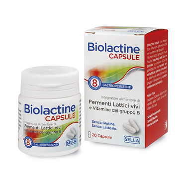 BIOLACTINE FERMENTI + VITAMINE 20 CAPSULE - Luckyfarma.it