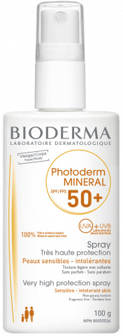 PHOTODERM MINERAL SPF50+ SPRAY 100 ML PROTEZIONE PELLE ATOPICA O ALLERGICA - Luckyfarma.it