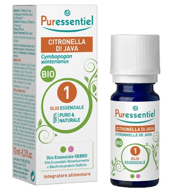 PURESSENTIEL CITRONELLA JAVA OLIO ESSENZIALE BIO 10 ML - Luckyfarma.it