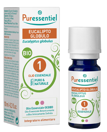 PURESSENTIEL EUCALIPTO GLOBULO OLIO ESSENZIALE BIO 10 ML - Luckyfarma.it