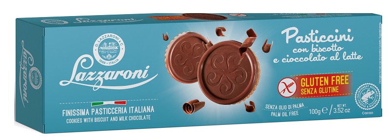 PASTICCINI BISCOTTO/CIOCCOLATO AL LATTE 100 G - Luckyfarma.it