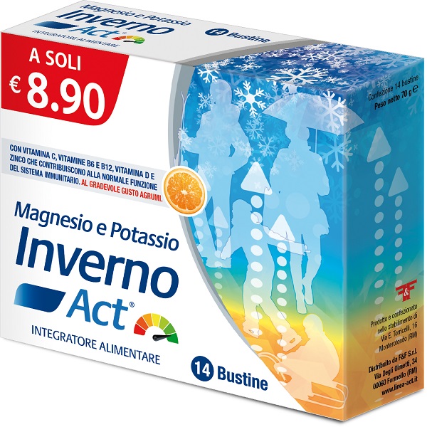 MAGNESIO E POTASSIO INVERNO ACT 14 BUSTINE 5 G - Luckyfarma.it