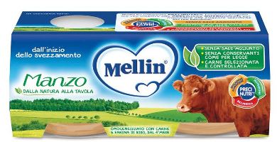 MELLIN OMOGENEIZZATO MANZO 2X120 G - Luckyfarma.it
