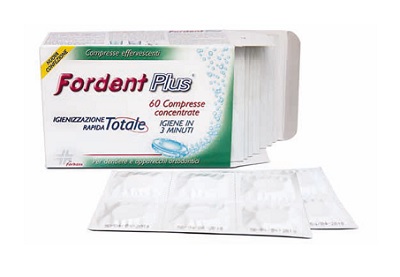 FORDENT PLUS 60 COMPRESSE CONCENTRATE PER DENTIERE E APPARECCHI ORTODONTICI - Luckyfarma.it