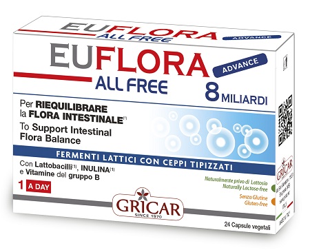 EUFLORA ADVANCE ALL FREE 24 CAPSULE - Luckyfarma.it