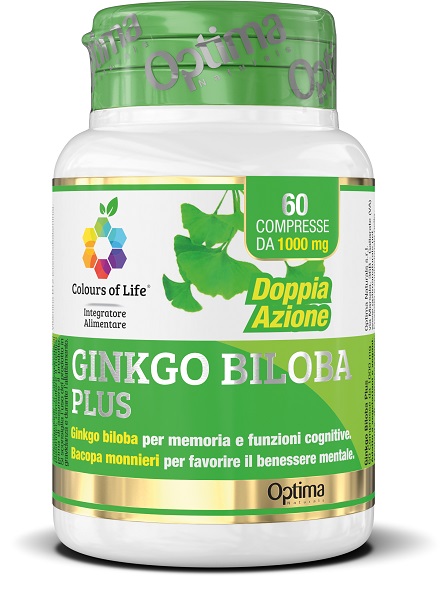 COLORUS OF LIFE GINKGO BILOBA PLUS 60 COMPRESSE 1000 MG - Luckyfarma.it