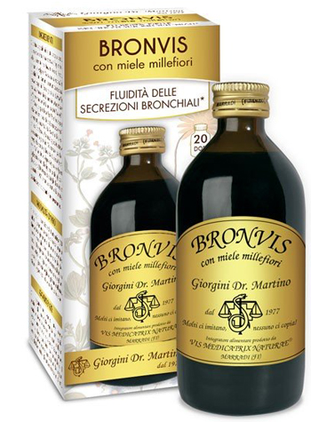BRONVIS CON MIELE MILLEFIORI 200 ML - Luckyfarma.it