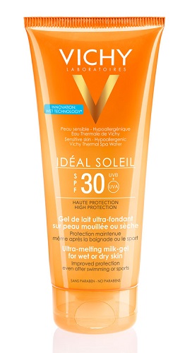 IDEAL SOLEIL GEL WET CORPO SPF30 200 ML - Luckyfarma.it