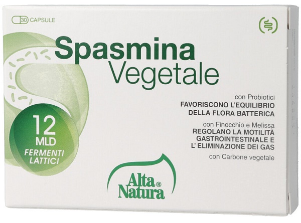 SPASMINA VEGETALE 30 OPERCOLI 500 MG - Luckyfarma.it