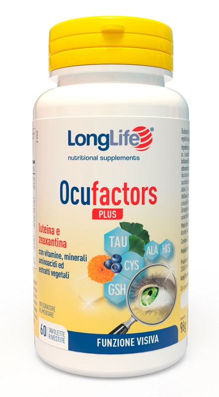 LONGLIFE OCUFACTORS PLUS 60 TAVOLETTE - Luckyfarma.it
