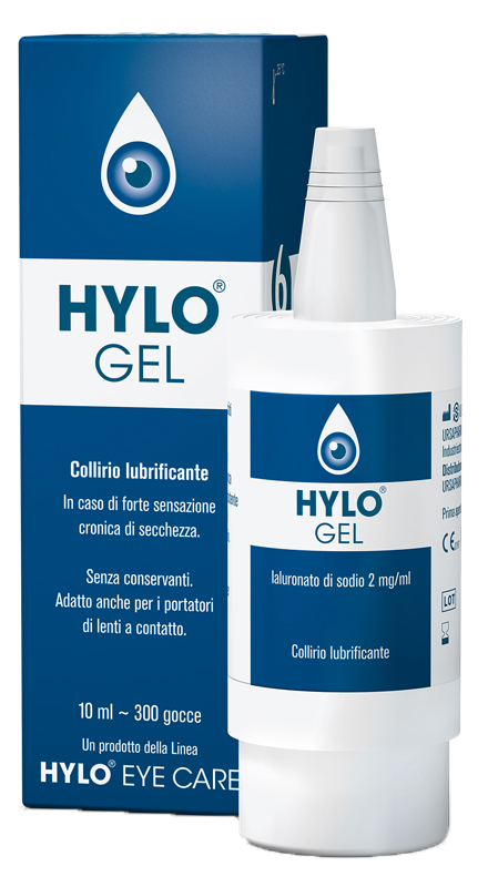HYLO-GEL COLLIRIO LUBRIFICANTE ACIDO IALURONICO 0,2% 10 ML - Luckyfarma.it