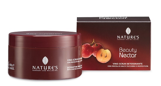 NATURES BEAUTY NECTAR VINO SCRUB CORPO DETOSSIFICANTE 420 ML - Luckyfarma.it