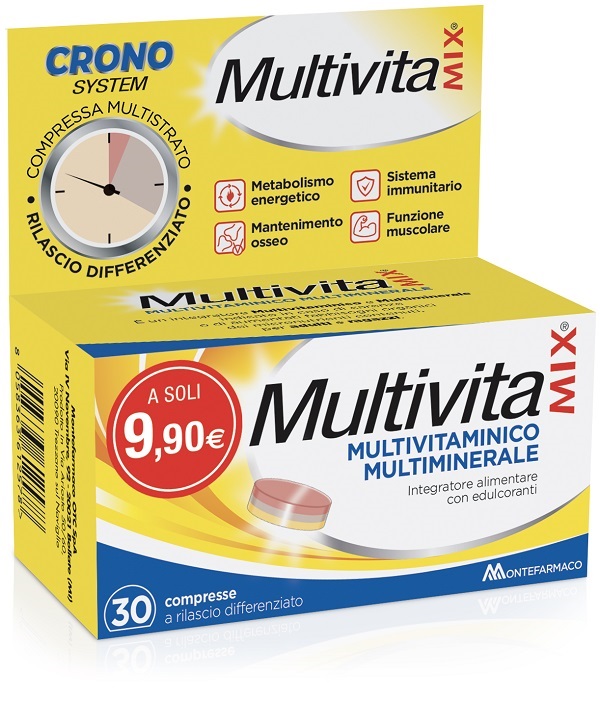 MULTIVITAMIX CRONO 30 COMPRESSE - Luckyfarma.it