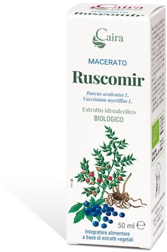 CAIRA RUSCOMIR MACERATO IDROALCOLICO BIO GOCCE 50 ML - Luckyfarma.it